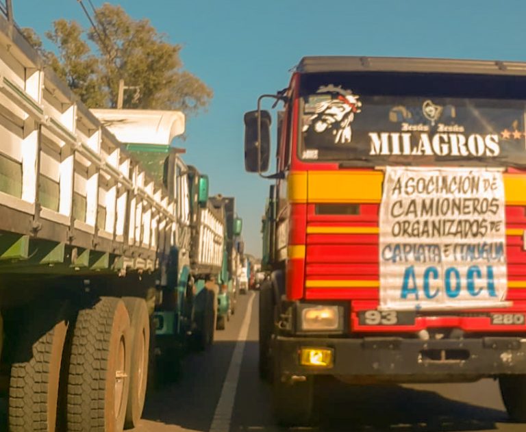 Camioneros amenazan rodear el Defensores del Chaco el día de la inauguración de los Juegos Odesur 2022