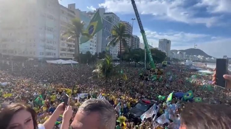 Impresionantes movilizaciones de Bolsonaro en día de la Independencia de Brasil