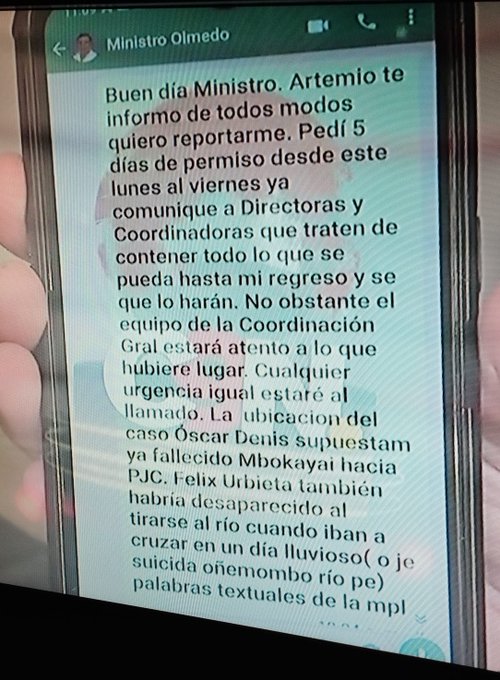 Marito ordenó búsqueda de cuerpo de Denis en base a información de hace 5 meses