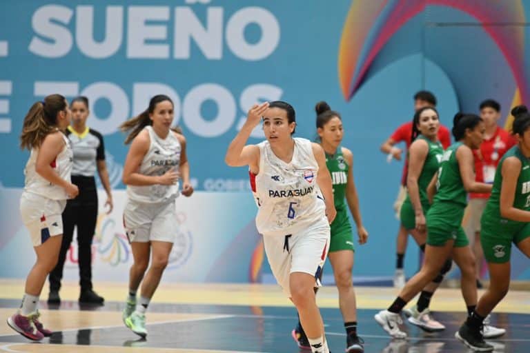 Tremendo partido de Paraguay contra Bolivia en básquetbol femenino