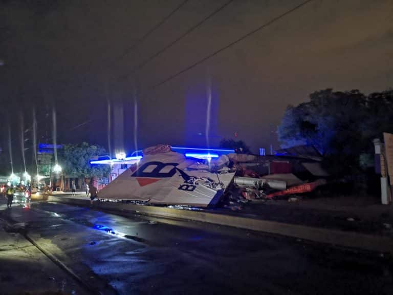 Fuerte tormenta dejó millonarios daños en Central