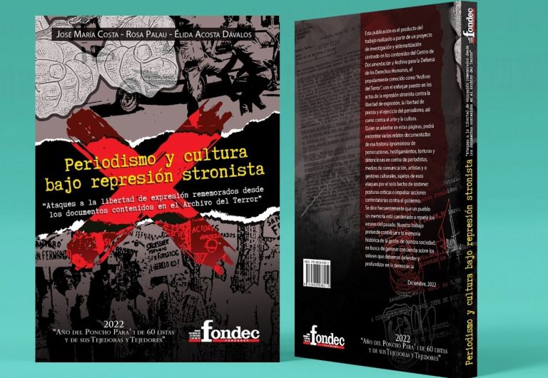 Lanzan libro sobre «Periodismo y cultura bajo la represión stronista»