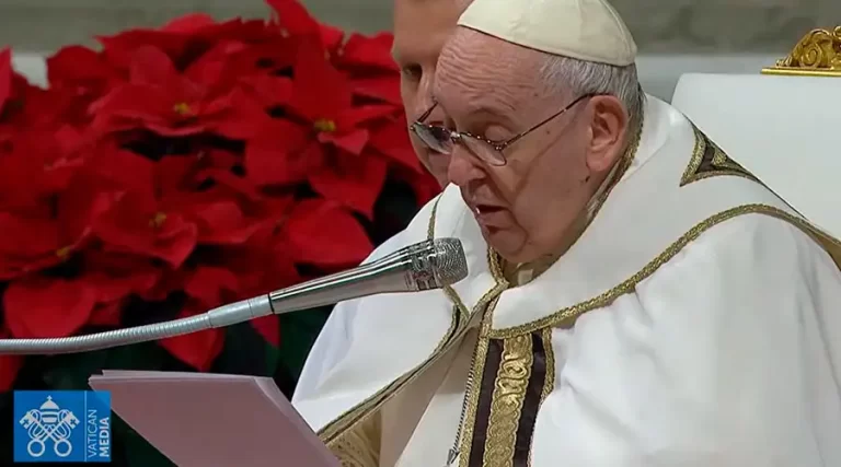 El Papa dice que una Navidad no tiene sentido sin los pobres