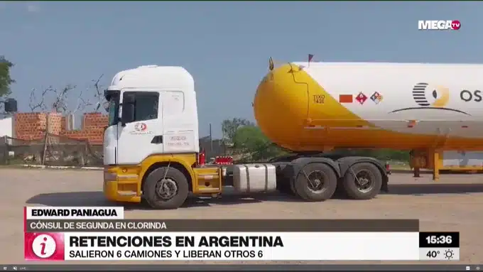 Argentina ya dio vía libre para que camiones con cargamento de gas crucen a Paraguay