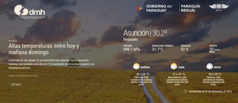 Seguirán las altas temperaturas