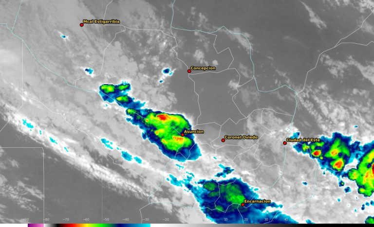 Sábado con jornada cálida, lluvias y ocasionales tormentas