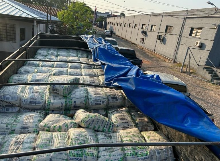 Cae 18.000 kilos de azúcar de contrabando, de origen brasileño