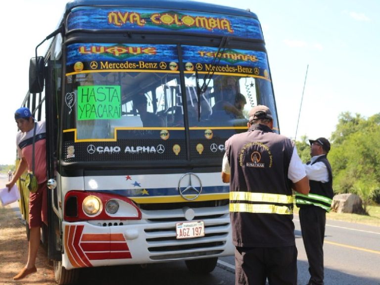 Desde mañana se libera las salidas del transporte público rumbo a Caacupé