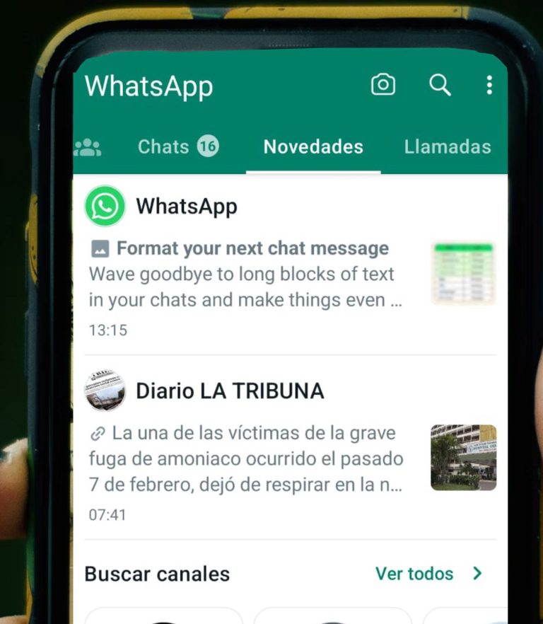 LA TRIBUNA habilita su canal de WhatsApp para acercarte más información