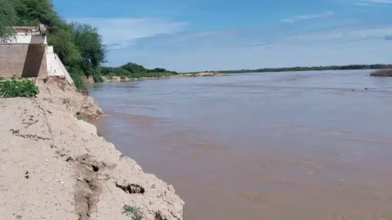 Alertan a ribereños por crecida del río Pilcomayo