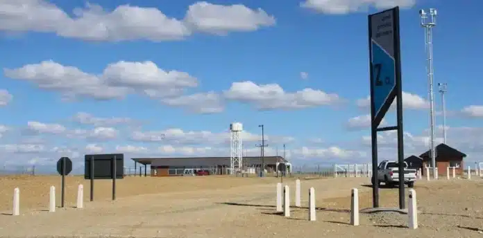 La imagen muestra la zona Franca de Zapala donde se instalarán las industrias criptomineras.