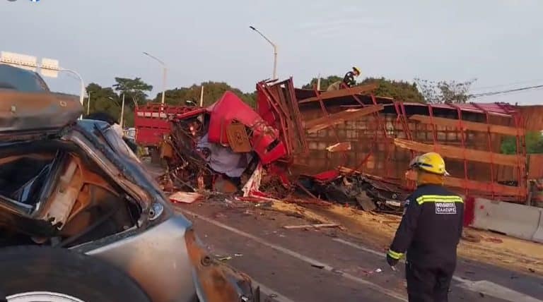 Las cifras del múltiple accidente ocurrido en Pedrozo