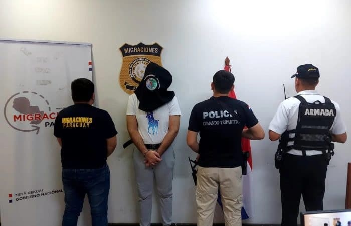 Criminal brasileño, miembro del PCC, fue expulsado del país