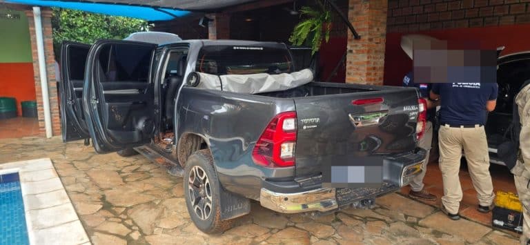 Secuestro en San Lorenzo: Tres allanamientos, vehículos incautados y dos detenidos