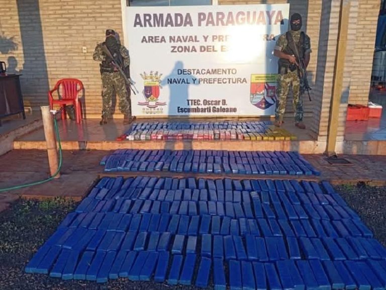 Incautan 300 kilos de marihuana en el lago Itaipú