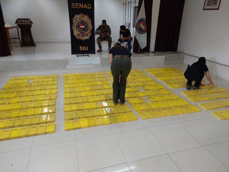 Incautaron 430 kilos de cocaína en operativo en el Chaco