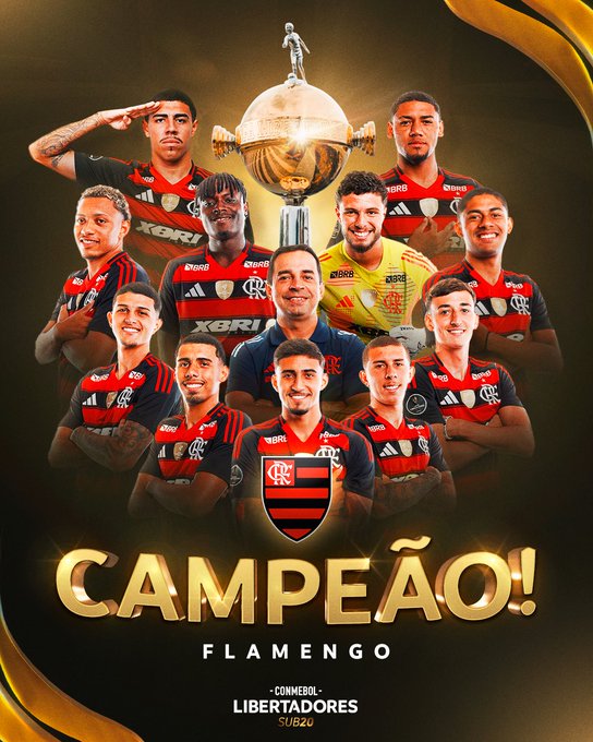 Doble festejo de Flamengo en el mismo día, en Asunción y en Río