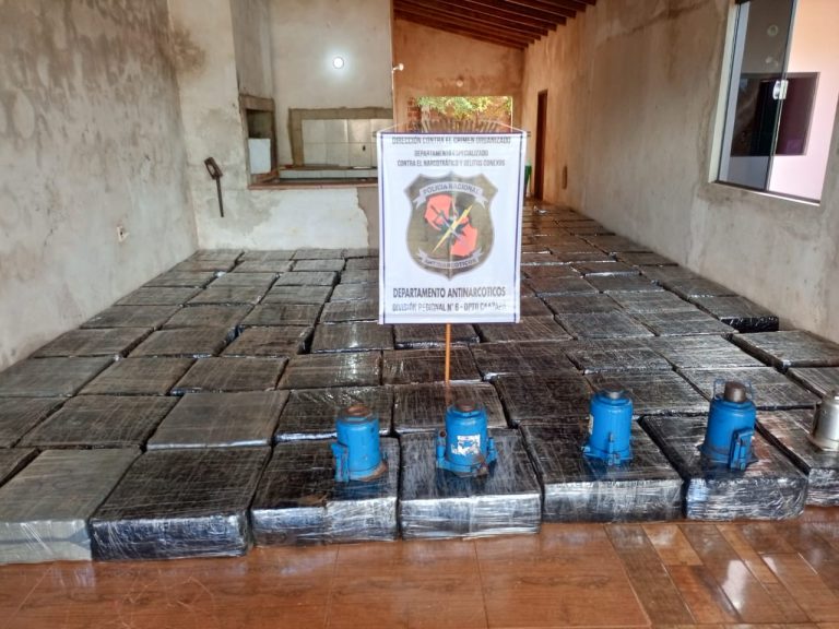 Incautan casi 4 toneladas de marihuana en Caazapá y erradican 253 hectáreas en Amambay