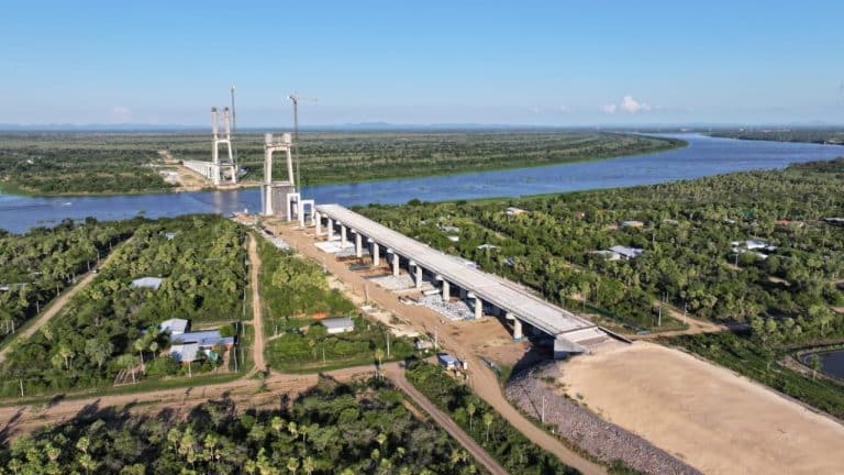 Construcción del puente Bioceánico supera el 68%