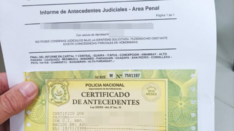 Proponen eliminar el costo de antecedentes judiciales y policiales