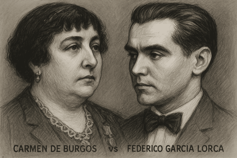 Carmen de Burgos versus Federico García Lorca: Puñal de claveles versus Bodas de sangre