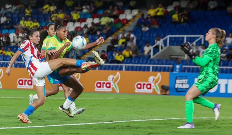La Albirroja frena a la hasta hoy invicta y goleadora selección femenina brasileña sub 17