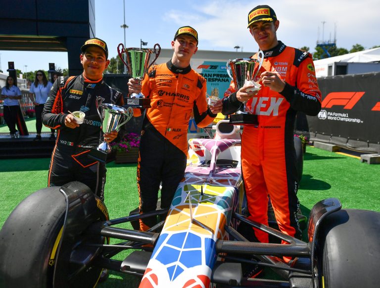 Joshua no completó la prueba sprint en Montmeló