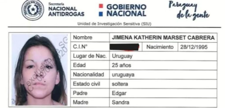 Detienen a la hermana de Marset, requerida por la justicia boliviana