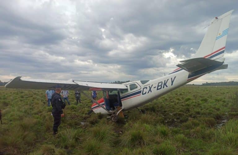 Avioneta robada en Uruguay cayó en San Pedro del Paraná