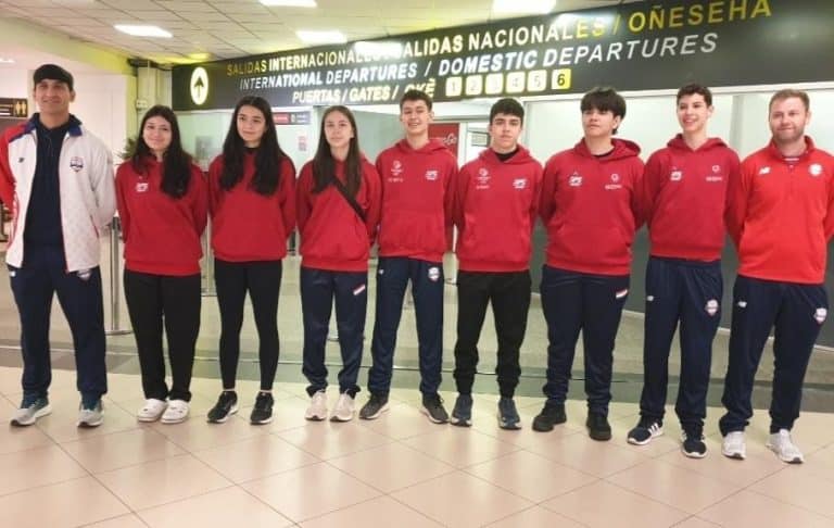 Viajó a Chile la selección junior de squash para el Panamericano