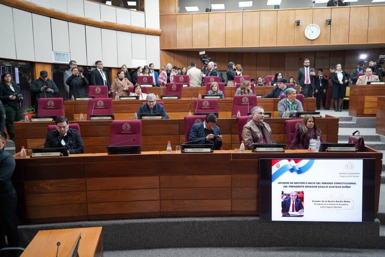 Basilio Núñez presenta informe de gestión y arranca nuevo periodo al frente del Senado
