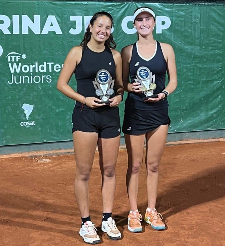 Cayo Narvaez y Zoe Doldán son campeones en dobles y Victoria López cede final individual en Brasil