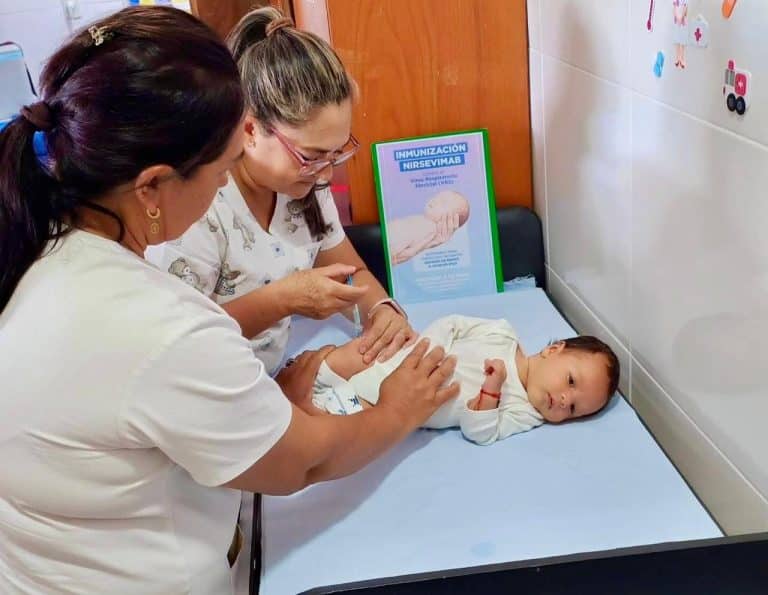 PAI inmuizó a 40.000 lactantes contra el Nirsevimab