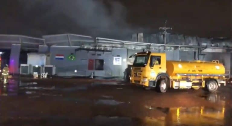 Incendio en Luque