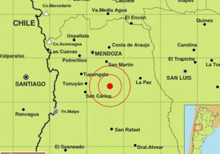 No se reportaron heridos, luego del sismo en Argentina