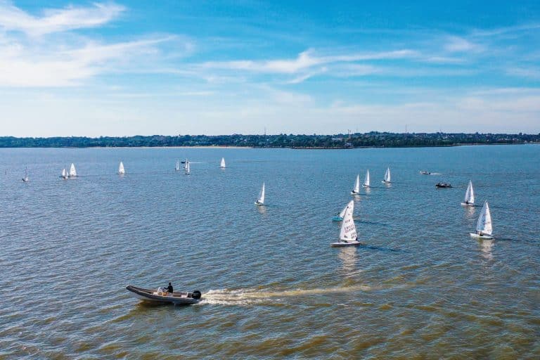 Arrancó Panamericanos Junior de Vela, con poco viento
